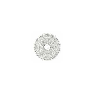 Grafické kotouče - hodinová rotace, doba trvání 7 dní, dělení 8 hodin, průměr 125 mm - 100 ks