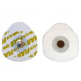 Elettrodi pregellati in foam per ecg ovali 36x40 mm f9089 - ag/agcl - confez. da 100 elettrodi