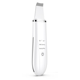 Scrubber anteamed per la pelle del viso, detergente per i pori, cleaner esfoliante - bianco
