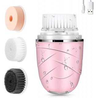 3 in 1 gesichtsreinigungsbürste pink