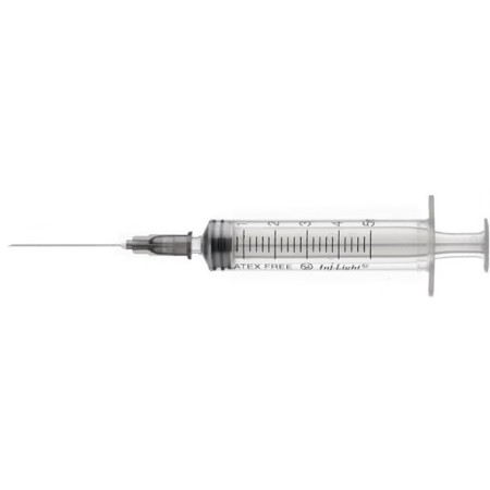 Siringa 10 ml inj/light con cono luer centrale con ago 21g - 100 pz.