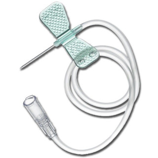 Butterfly needles green fly-set 21g luer lock s tubusem 30 cm - 100 ks.