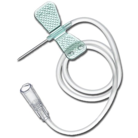 Aghi butterfly verde fly-set 21g luer lock con tubo 30 cm - 100 pz.