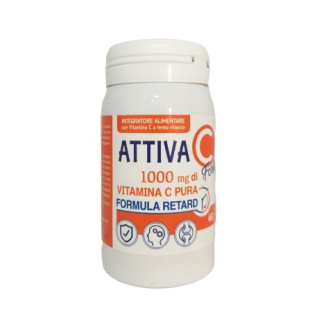Attiva c forte, dodatek na osnovi vitamina c in riboflavina 60 tablet