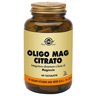 Solgar oligo mag citrate 60 tabletter