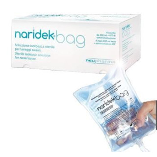 Naridek bolsa solución para lavados nasales - 6 bolsas de 250 ml