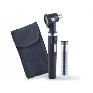 Otoscope à fibre optique gimalux - noir