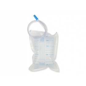 Sacca urine 2000 cc - tubo 90 cm - conf. 30 pz.