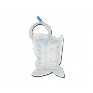 Urinpåse 2000 cc - tub 130 cm - förp. 30 st.
