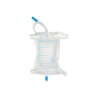 Ben urinpåse 750 cc - 35 cm tub with buttons kit - förp. 30 st.