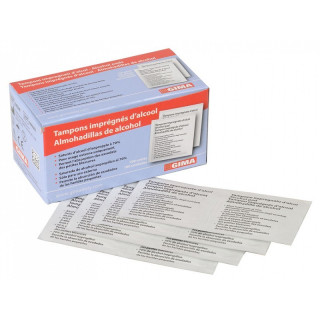 Alcomed alcohol pads - box 100 pads - conf. 100 ks.