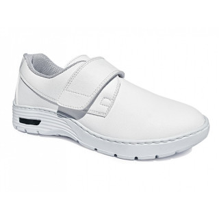 Chaussure professionnelle hf200 - 44 - avec bride - blanche - 1 paire