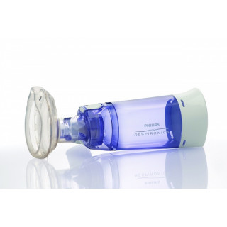 Respironics optichamber philips spacer z małą maską (noworodek 0-18 miesięcy)
