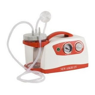 Aspirator chirurgical nou askir 30 12v, rezervor de 1 litru - doar pentru ambulanțe cu cablu auto de 12v