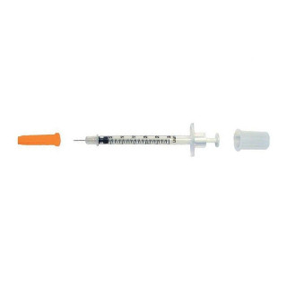 Bd mikrofin sprøjte 0,3 ml-8 mm-30 g-324826 - pakke. 100 stk.