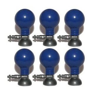 Set di 6 elettrodi precordiali pediatrici - diametro 15 mm
