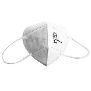 MÁscara ffp2 nr branca enrolada individualmente