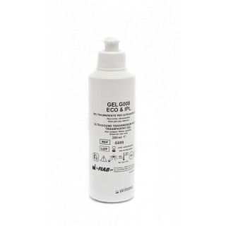 Prozoren gel za ultrazvok in pulzno svetlobo g008 - steklenička 260 ml