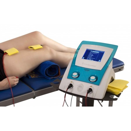 Terapia combinata elettroterapia ed ultrasuoni a 2 canali mixing 2 evo