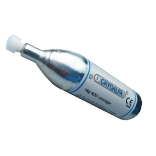 16g n2o gázkartridge szelep cryoalfa lux és super