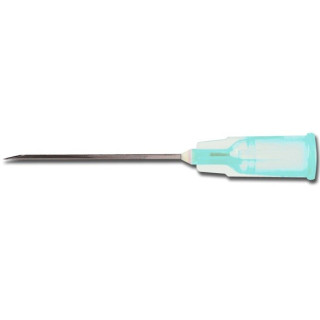 Agujas hipodérmicas estériles dispofine 23g 0,6 x 25 mm azul - 100 unidades.
