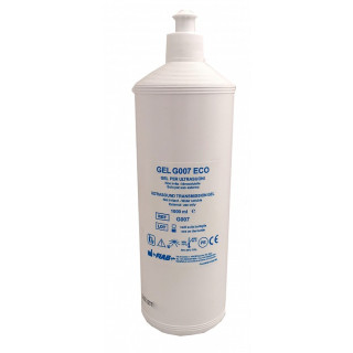 Gel bleu pour ultrasons g007 - flacon de 1 litre.