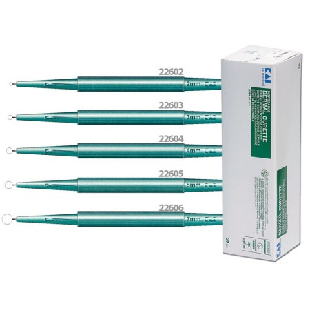 Curette dermatologica kai diametro 3 mm - 1 pz.
