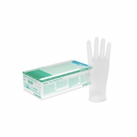 Vasco Vinyl Powder-free Luvas de vinil sem pó - M - 100 unidades