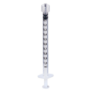 B.braun omnifix-f pouze 1ml stříkačka luer lock bez zbytkového prostoru - 100 ks.