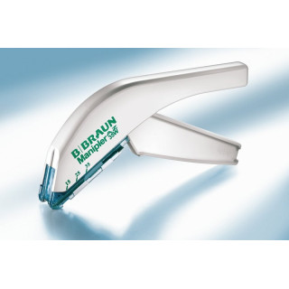 Grampeador de pele descartável manipler az - 35 grampos de aço inoxidável e teflon - 1 unidade.