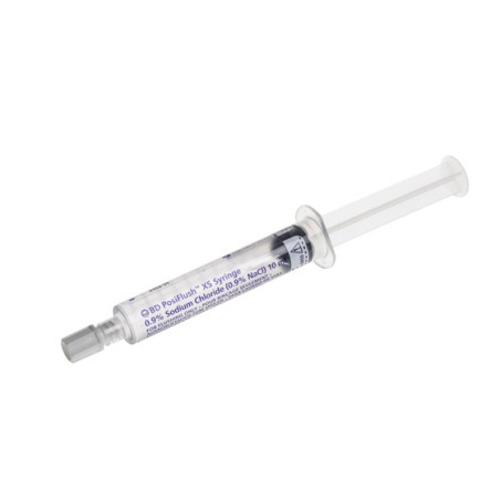 Bd posiflush xs siringhe preriempite di soluzione salina 10 ml - 30 pz.